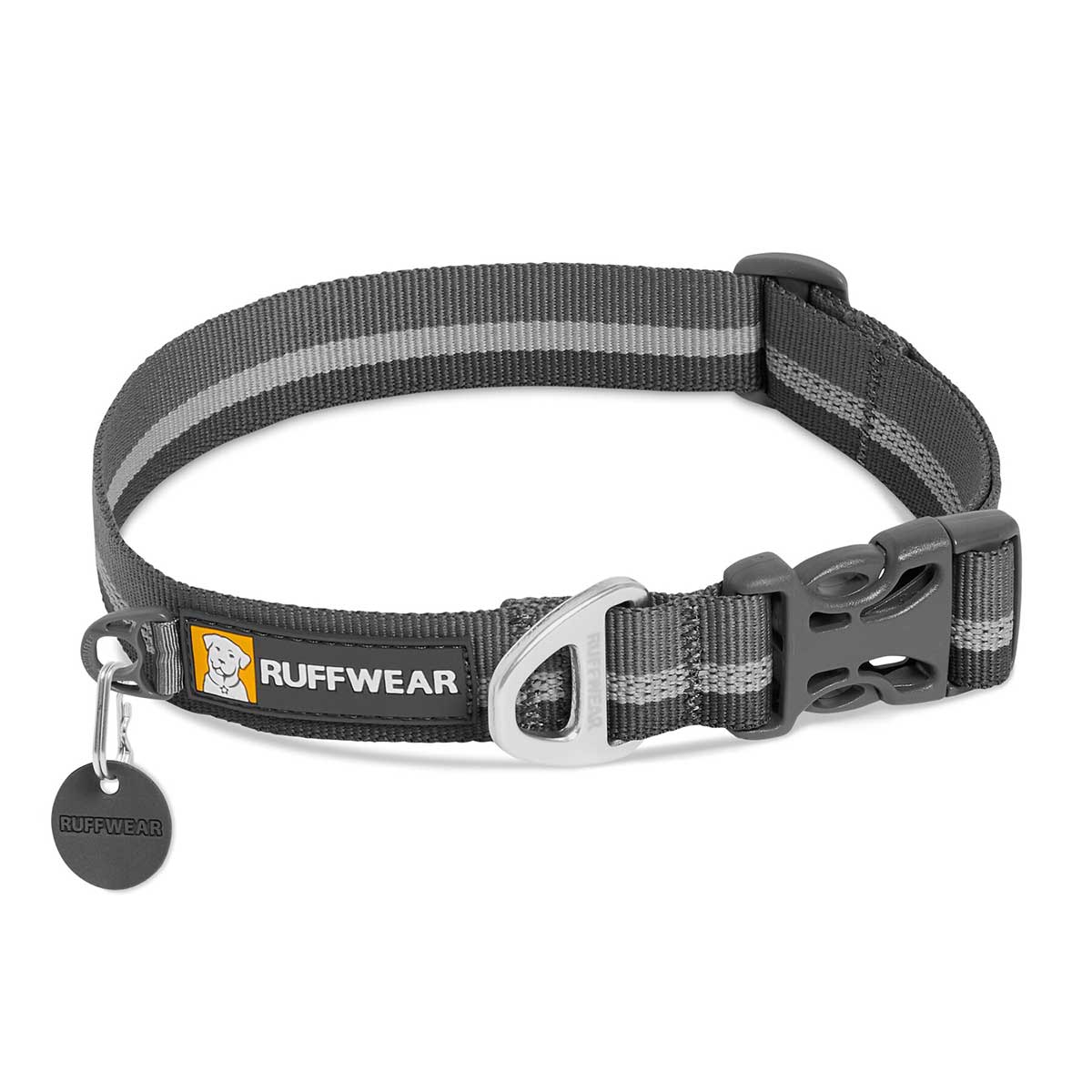 Ruffwear Crag Dog Collar in Granite Grey